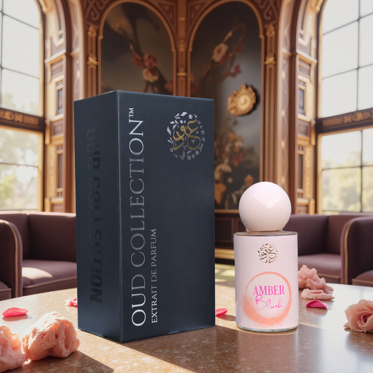 Luxury amber perfume in 30 mL gift box