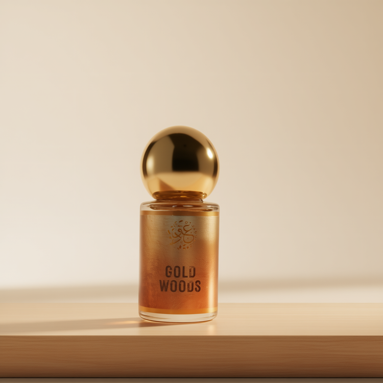 Woody extrait de parfum with amber, sandalwood, and oud 15ml