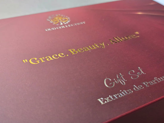 Floral perfume gift set