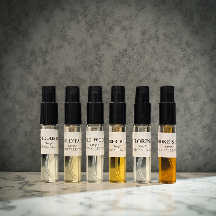 Extrait de parfum discovery set with six signature scents