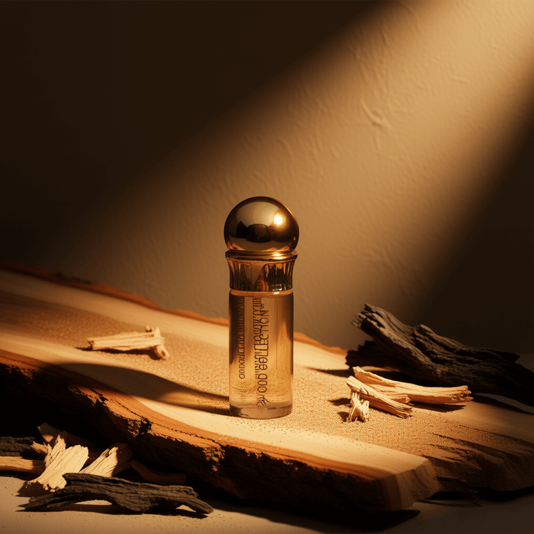 Pure sandalwood oil with rich, creamy wood profile